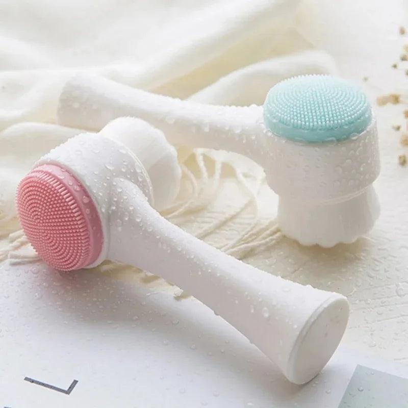 Dual-Sided Facial Cleansing Brush