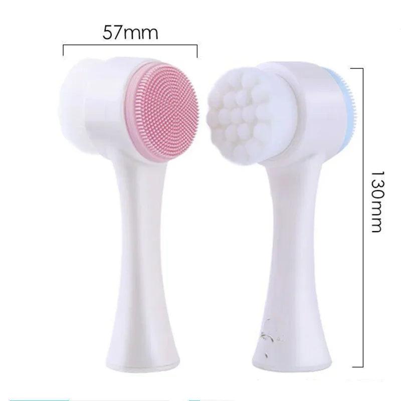 Dual-Sided Facial Cleansing Brush