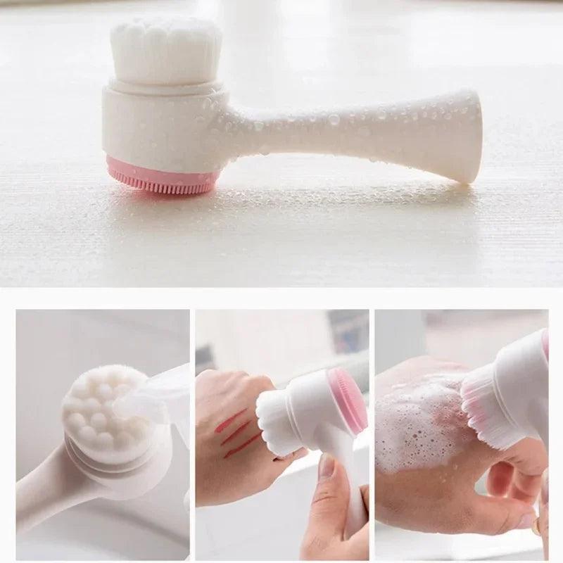 Dual-Sided Facial Cleansing Brush